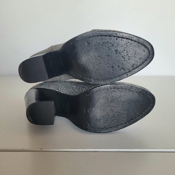 Rag & Bone Women Newbury Textured Leather Booties - Size EU 41 or US11 - Picture 5 of 11